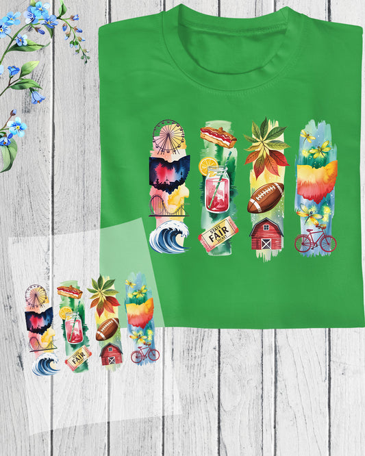 Ohio DTF Transfer Ready to Press