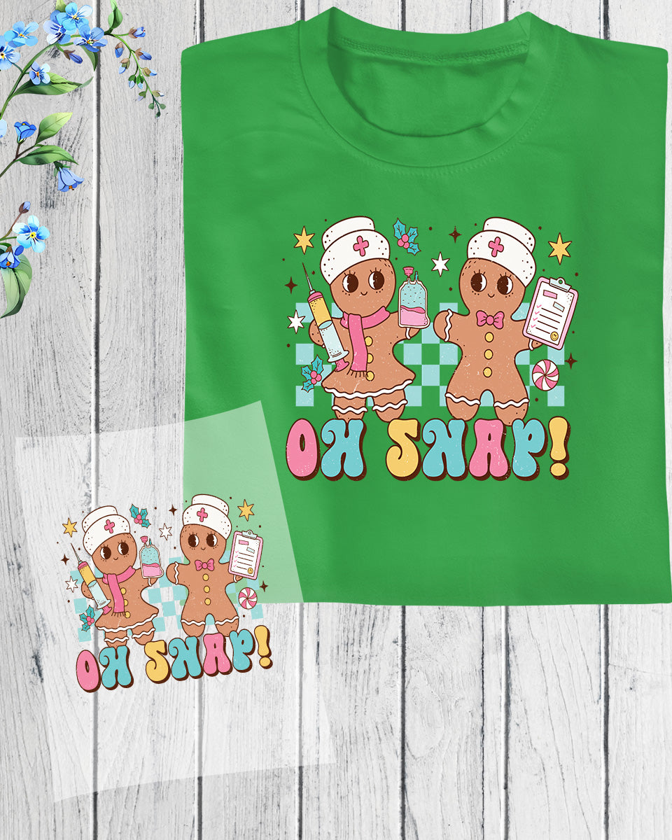 Oh Snap Nurse DTF Transfer Film