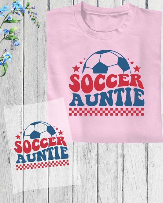 Soccer Auntie DTF Transfer Film