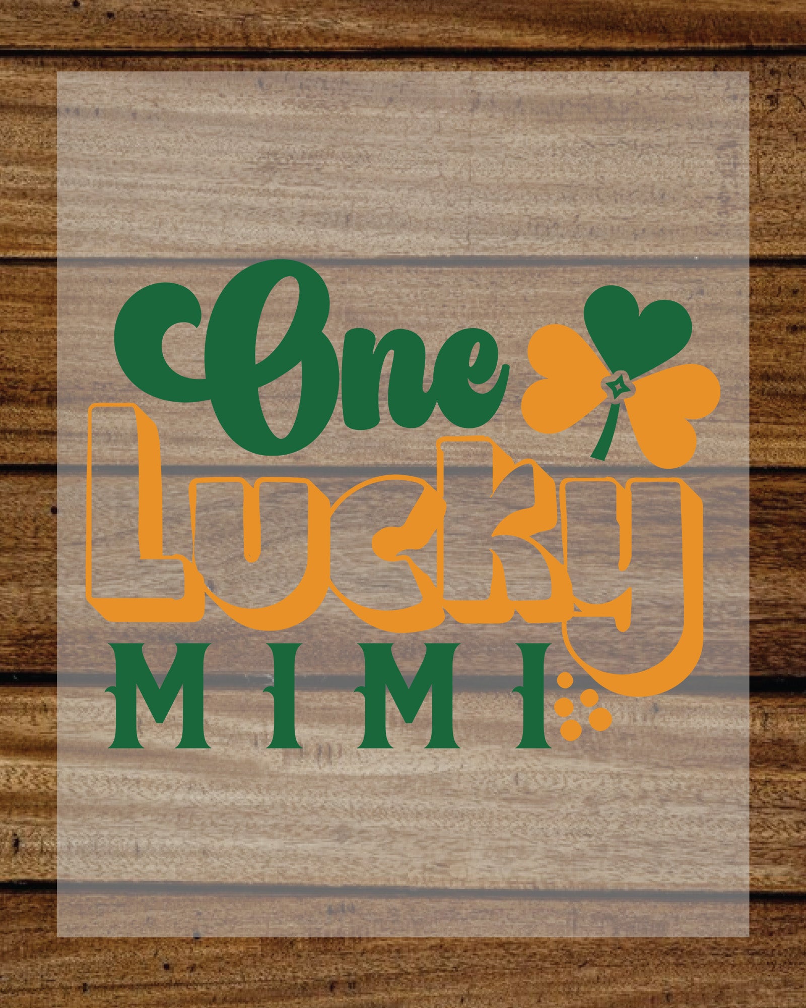 One Lucky Mimi DTF Transfer