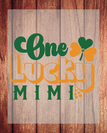 One Lucky Mimi DTF Transfer Sheets Irish Grandma  Ready to Press