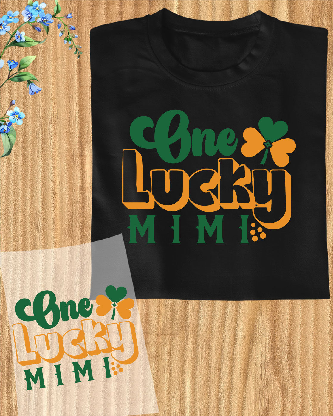 One Lucky Mimi DTF Transfer Sheets Irish Grandma  Ready to Press