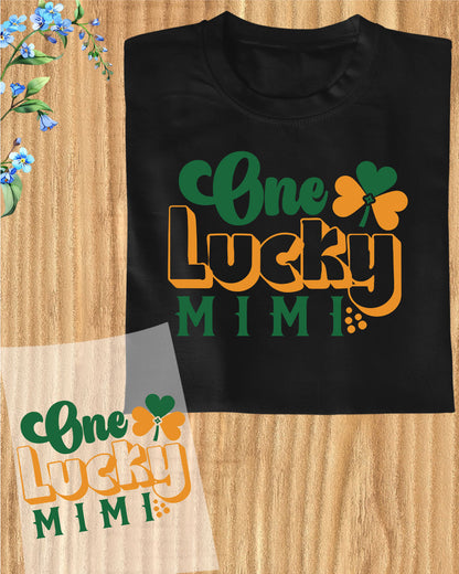 One Lucky Mimi DTF Transfer Sheets Irish Grandma  Ready to Press