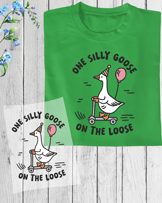 One Silly Goose Birthday DTF Transfer Sheets