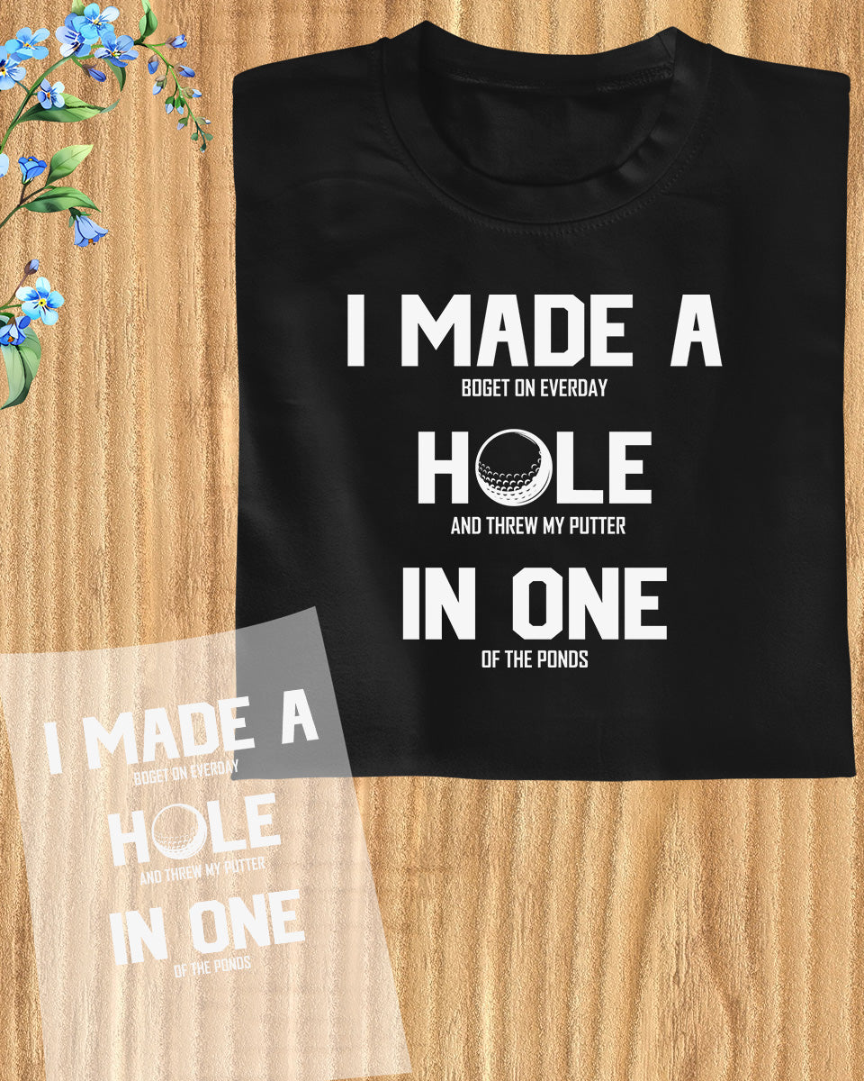 Gift for golfer DTF Transfer Film
