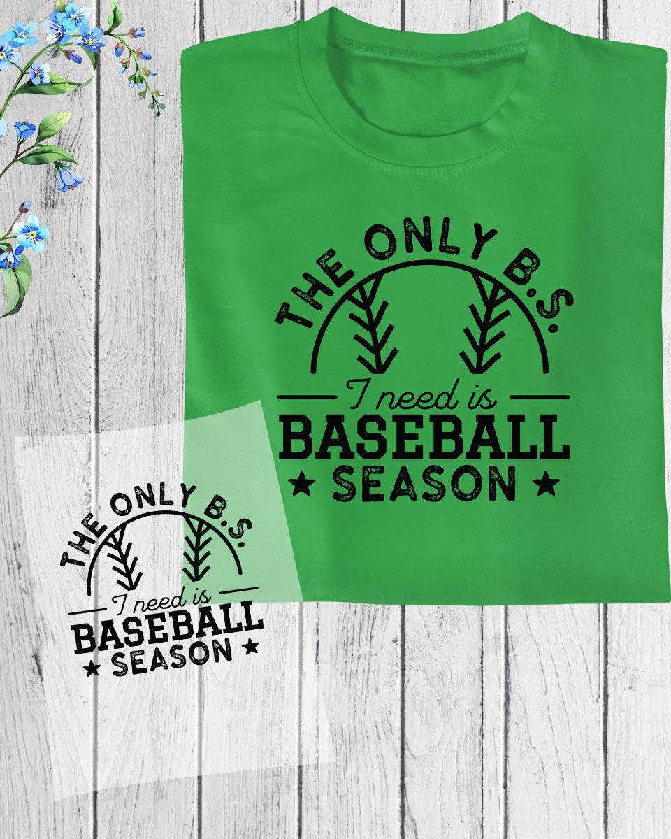 Baseball Season Retro DTF Transfer Film