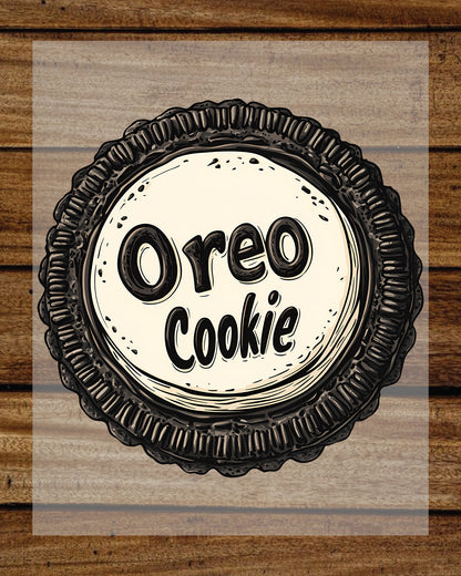 Oreo Cookie DTF Transfer
