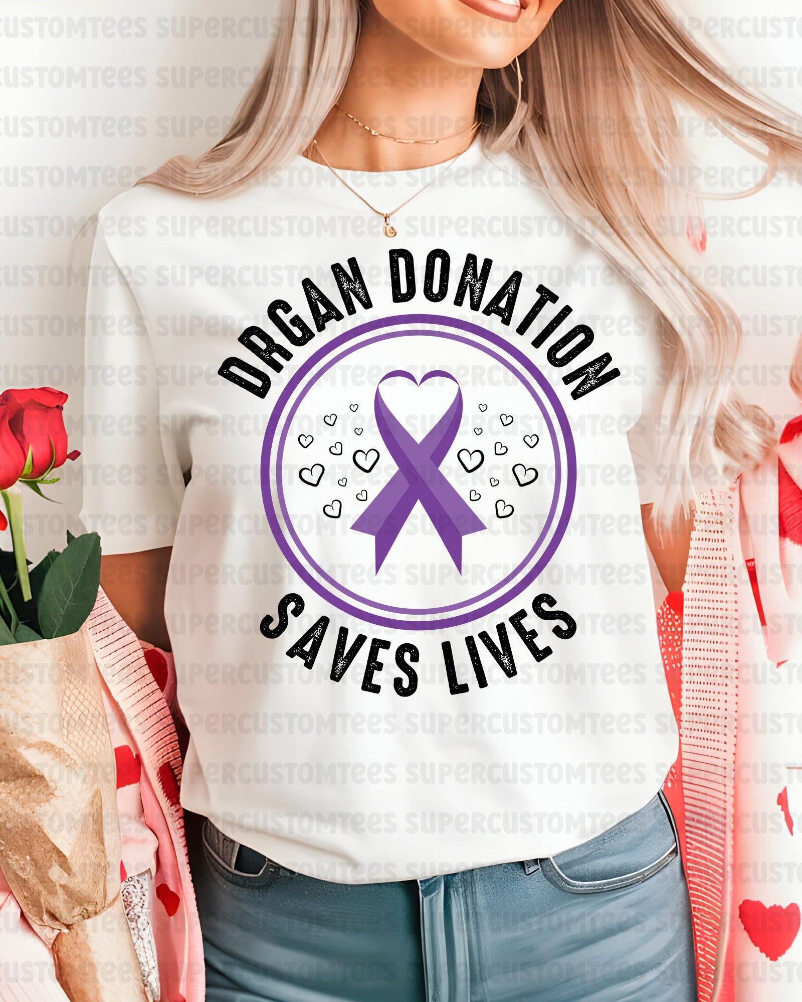 Organ Donation DTF Transfer Ready to Press