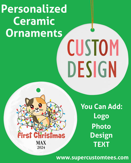 Custom Ceramic Ornaments