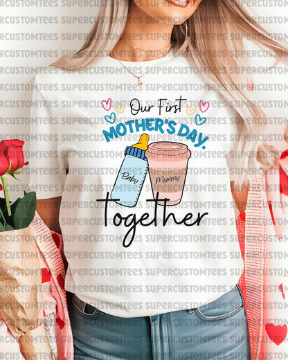 Our First Mother’s Day Matching Iron on Transfers for Shirts