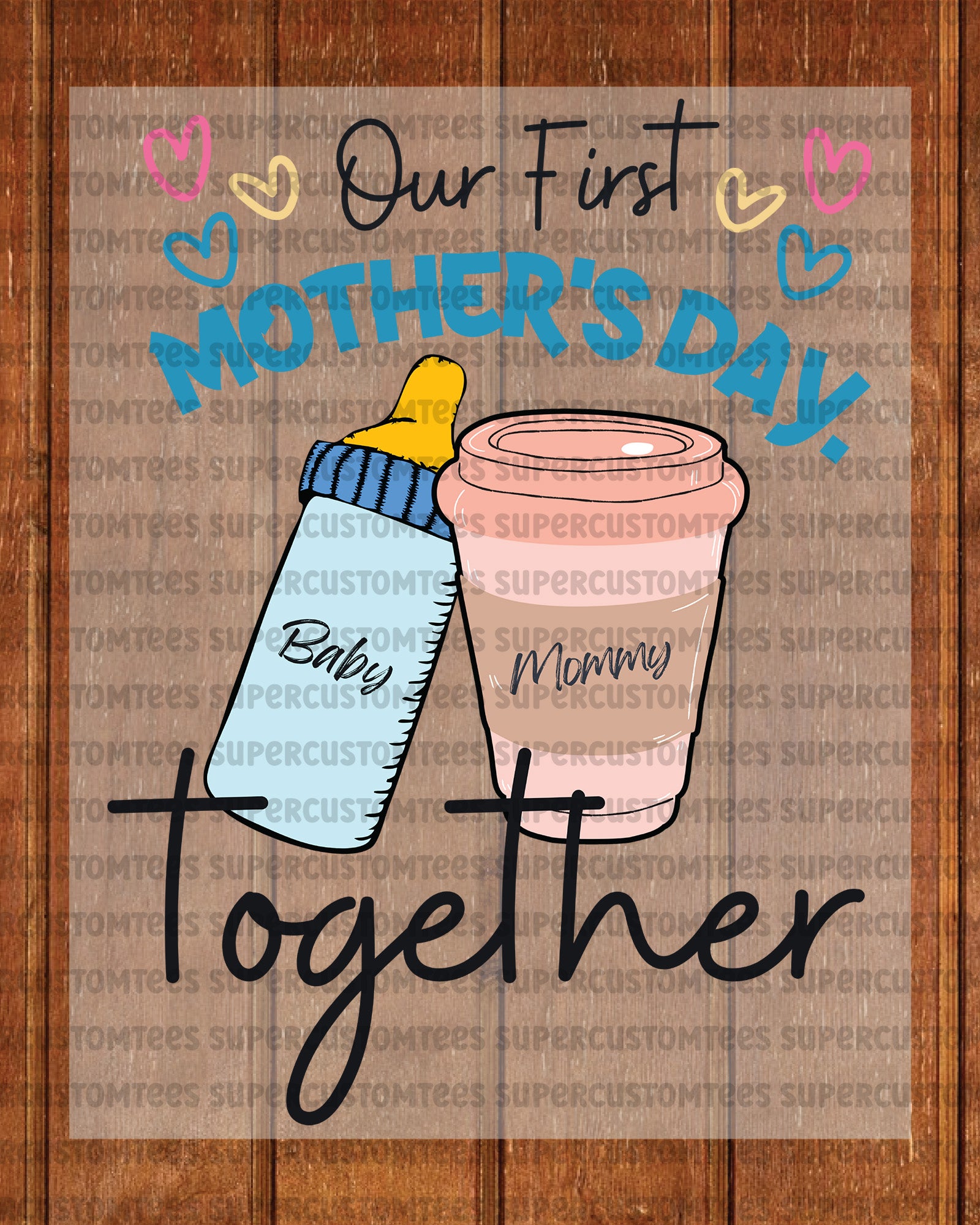 Our First Mother’s Day Matching Iron on Transfers for Shirts