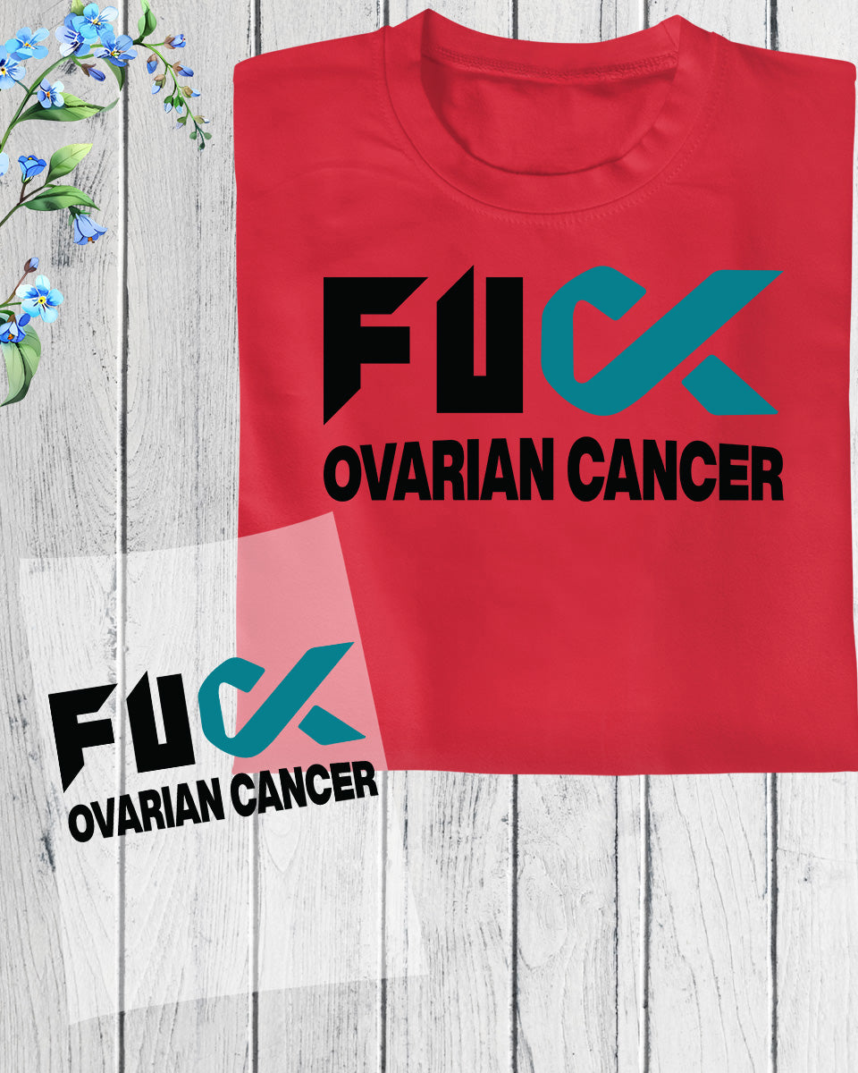 Ovarian Cancer Awareness Heat Transfer for Shirt