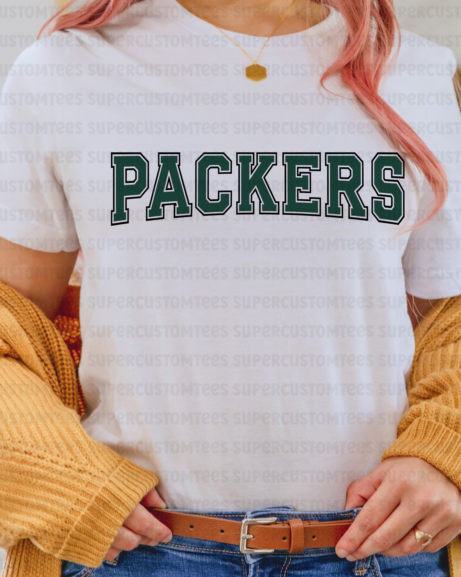 Packers DTF Heat Transfer Ready to Press
