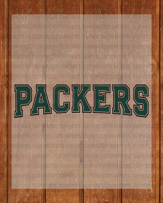 Packers DTF Heat Transfer Ready to Press