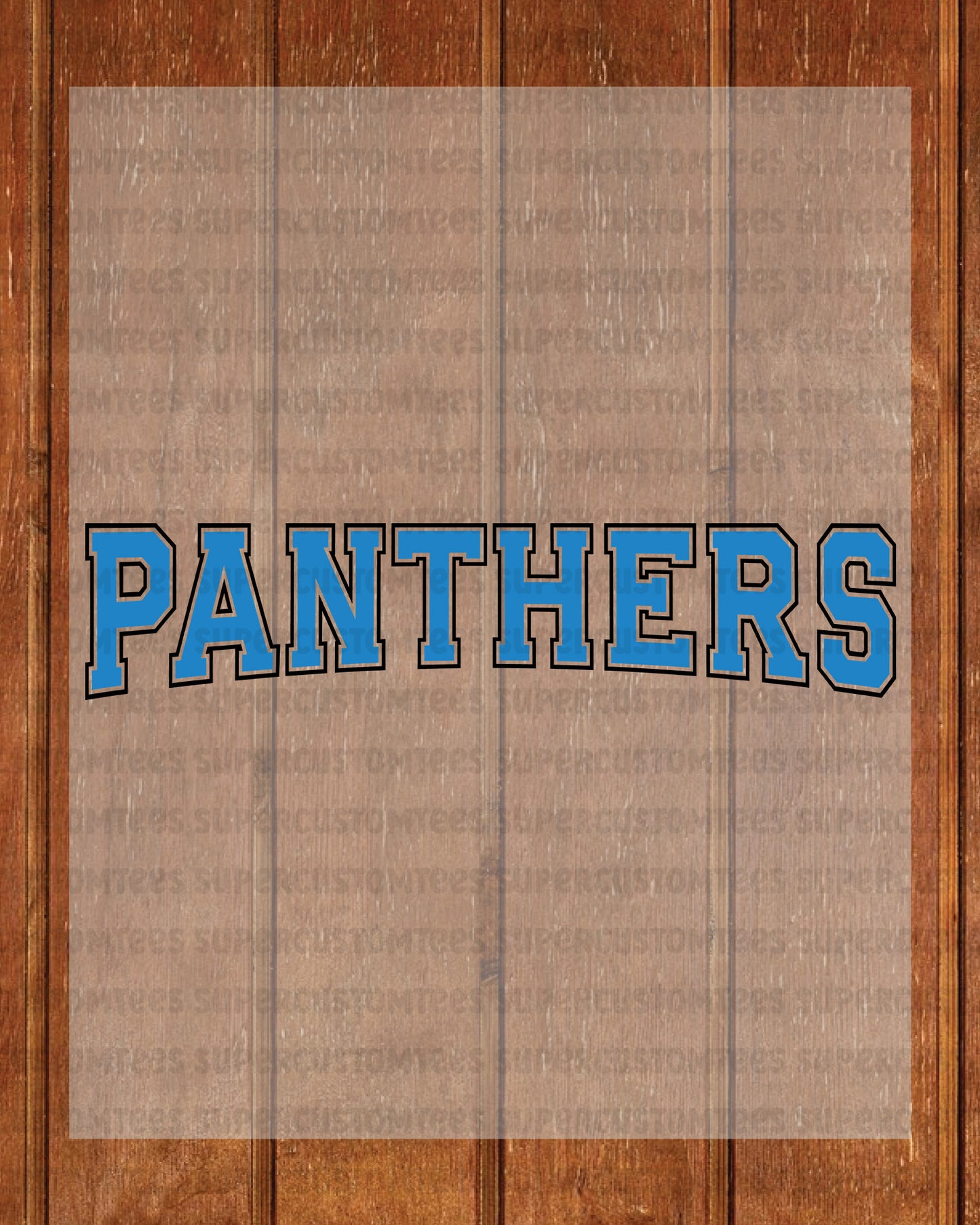 Panthers DTF Transfer Ready to Press