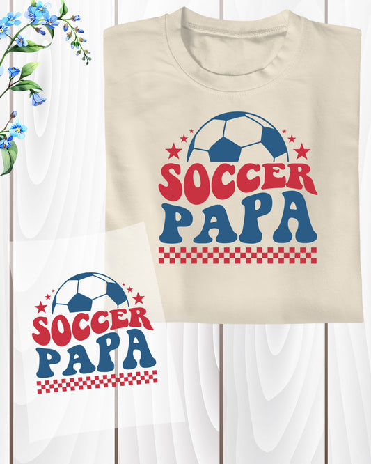 Soccer Papa DTF Transfer Film
