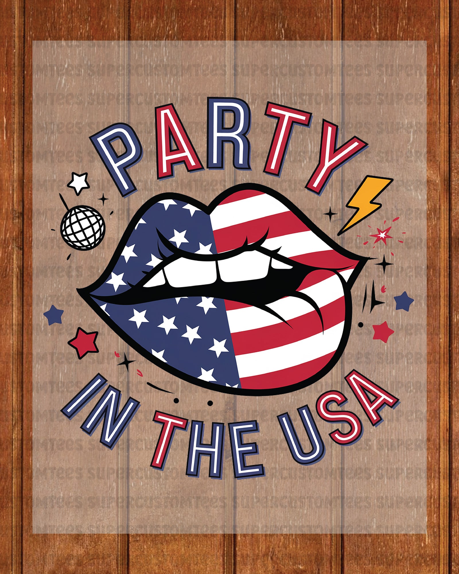 Party In The USA DTF Transfer