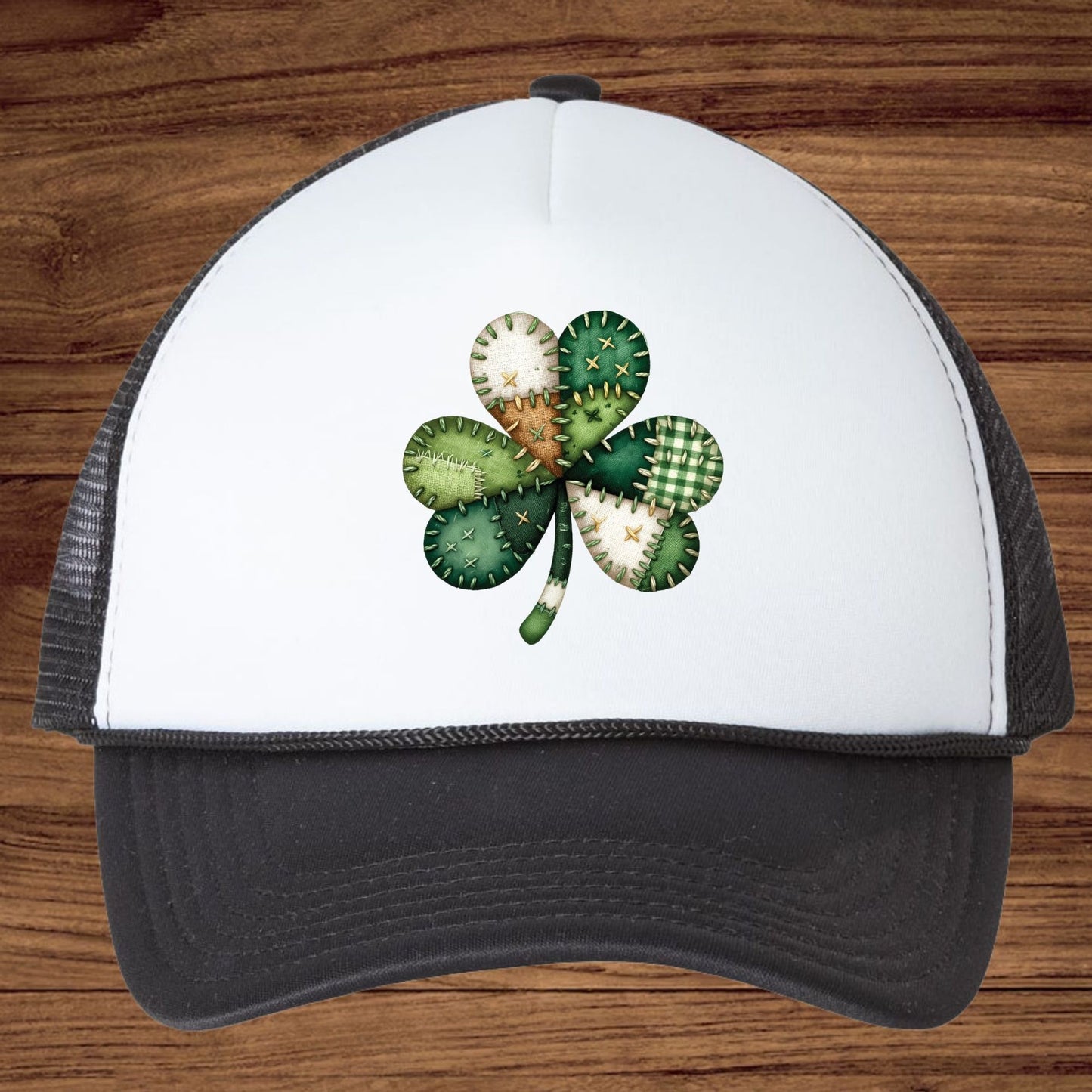 Patchwork St. Patrick’s Day DTF Transfer ready to Press