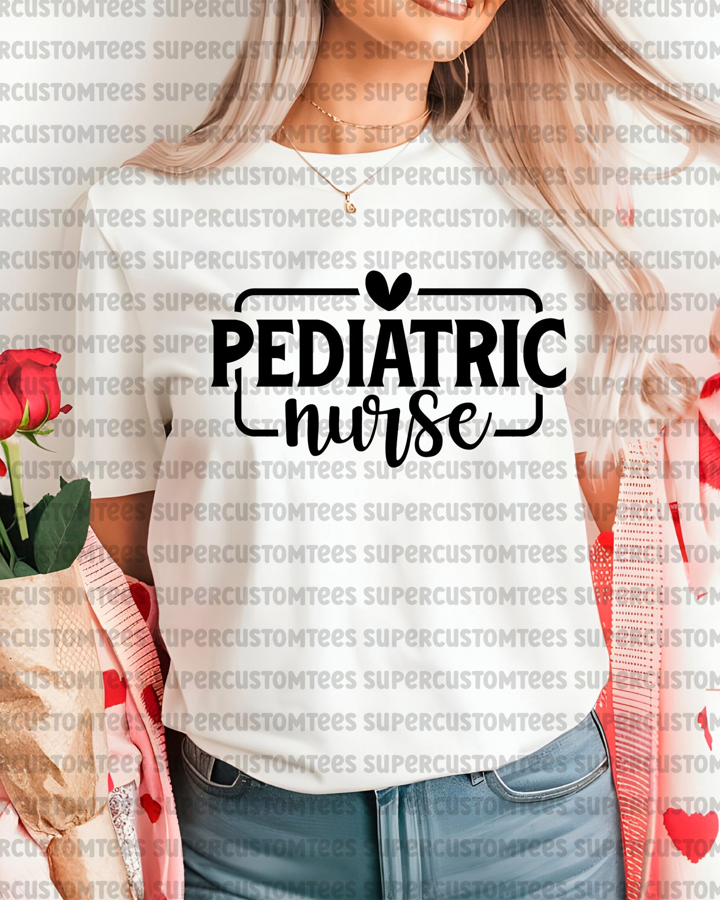 Pediatric Nurse Heat Transfer for Shirts