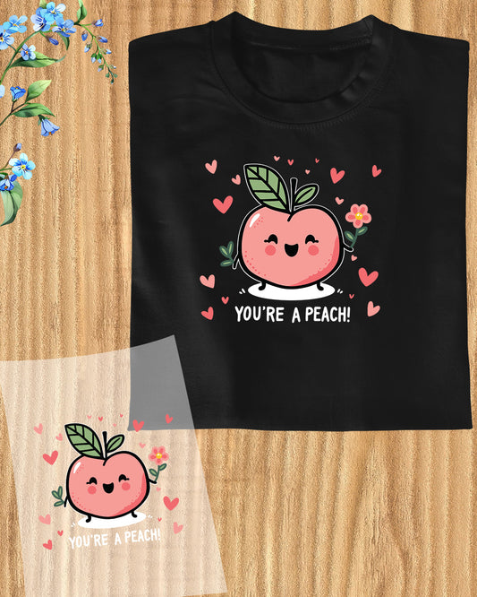 You are a Peach DTF Transfer