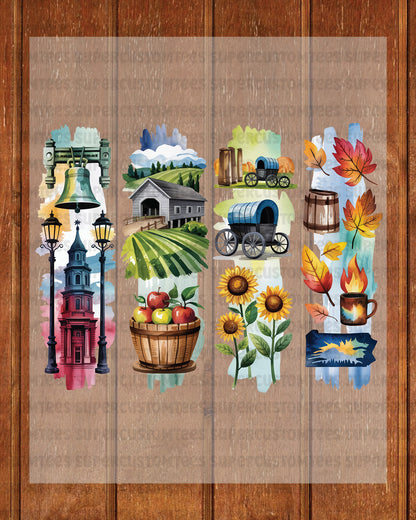 Pennsylvania DTF Heat Transfer Ready to Press