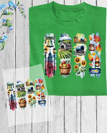 Pennsylvania DTF Heat Transfer Ready to Press