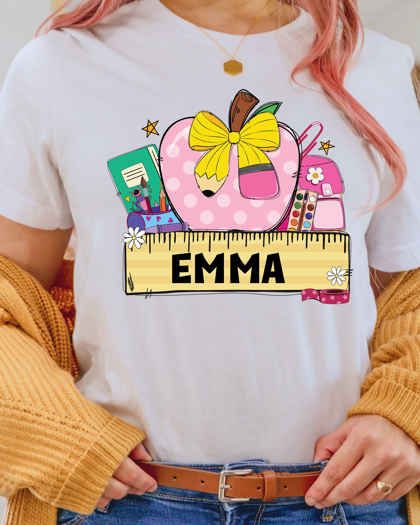 Personalized Back to School DTF Transfer For Girls