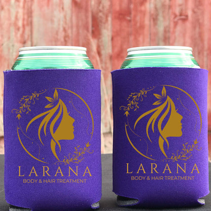 Personalized Can Coolers with Logo & Photo