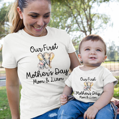 Personalized First Mothers Day Shirt 2025