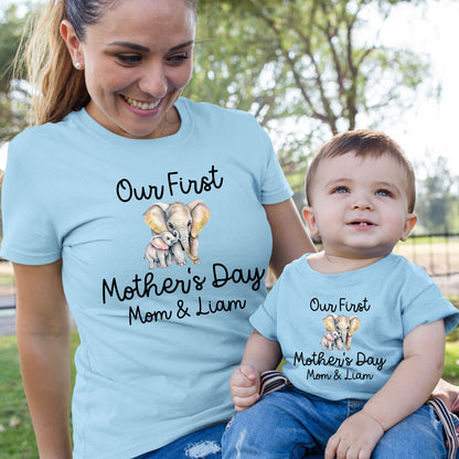Personalized First Mothers Day Shirt 2025