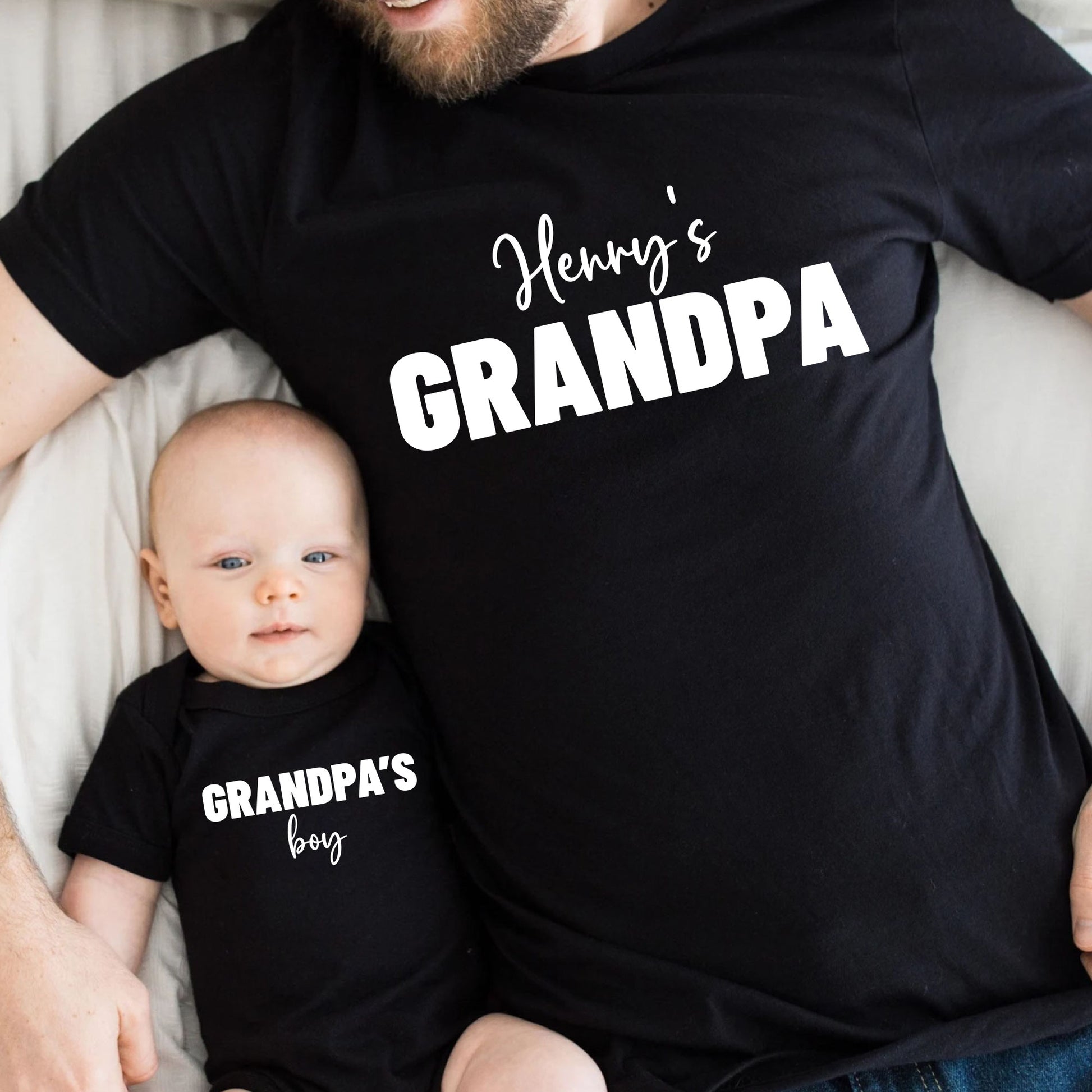 Personalized Grandpa and Grandkids Shirt