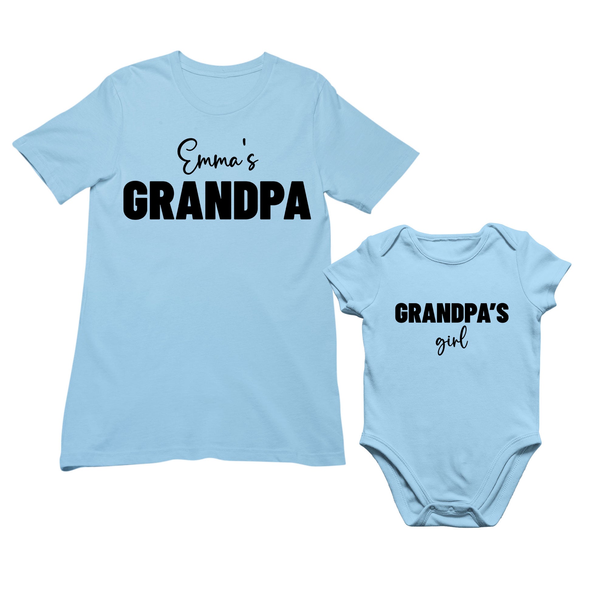 Personalized Grandpa and Grandkids Shirt