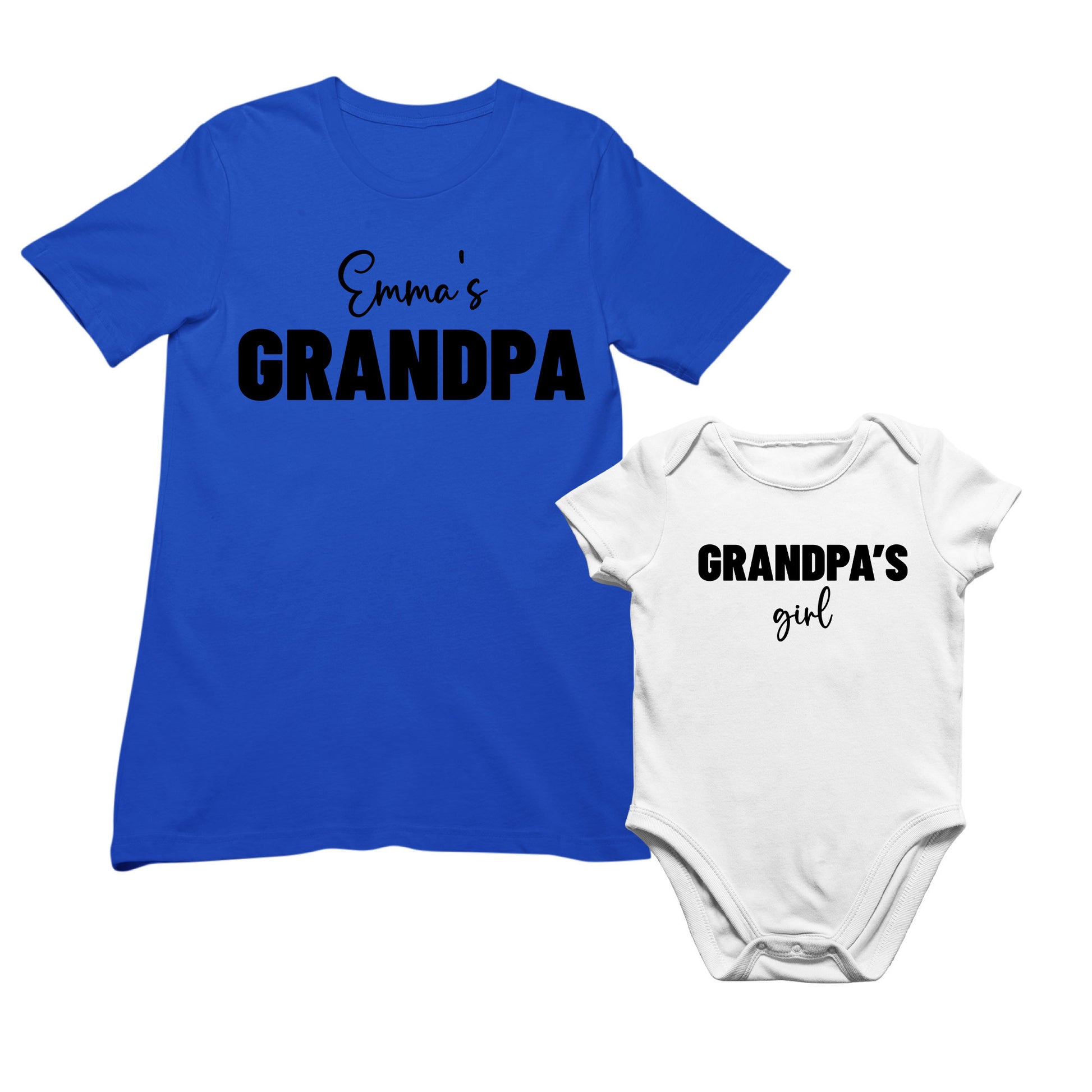 Personalized Grandpa and Grandkids Shirt