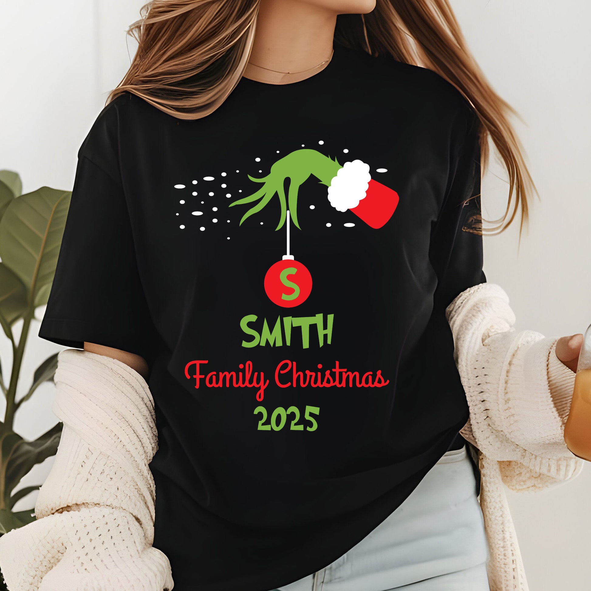 Personalized Grinch Family Christmas DTF Transfer