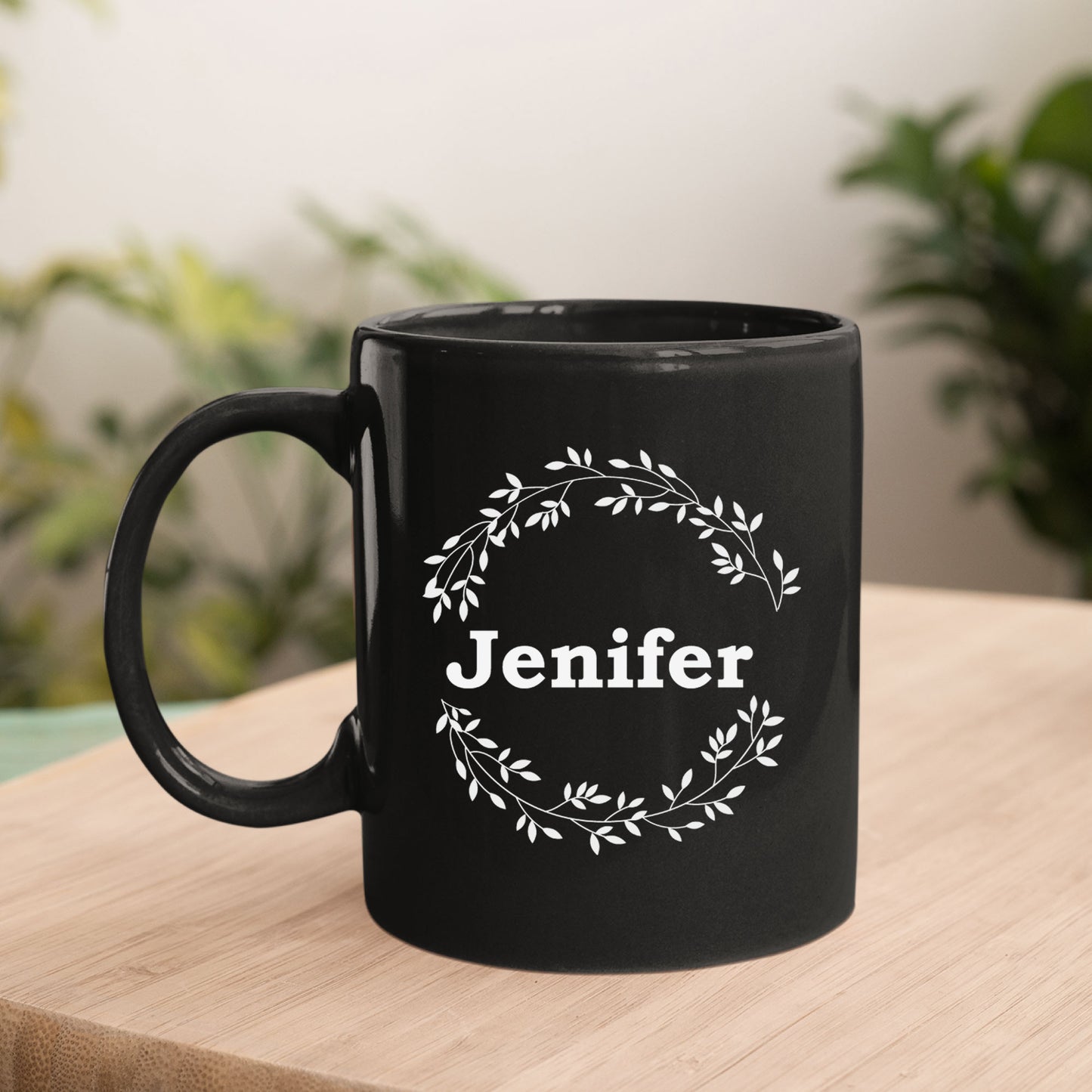 Personalized Name Floral Mug Tumbler