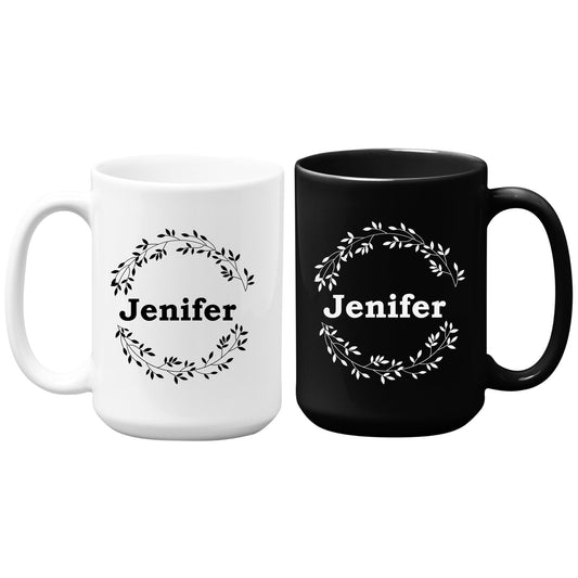 Personalized Name Floral Mug Tumbler