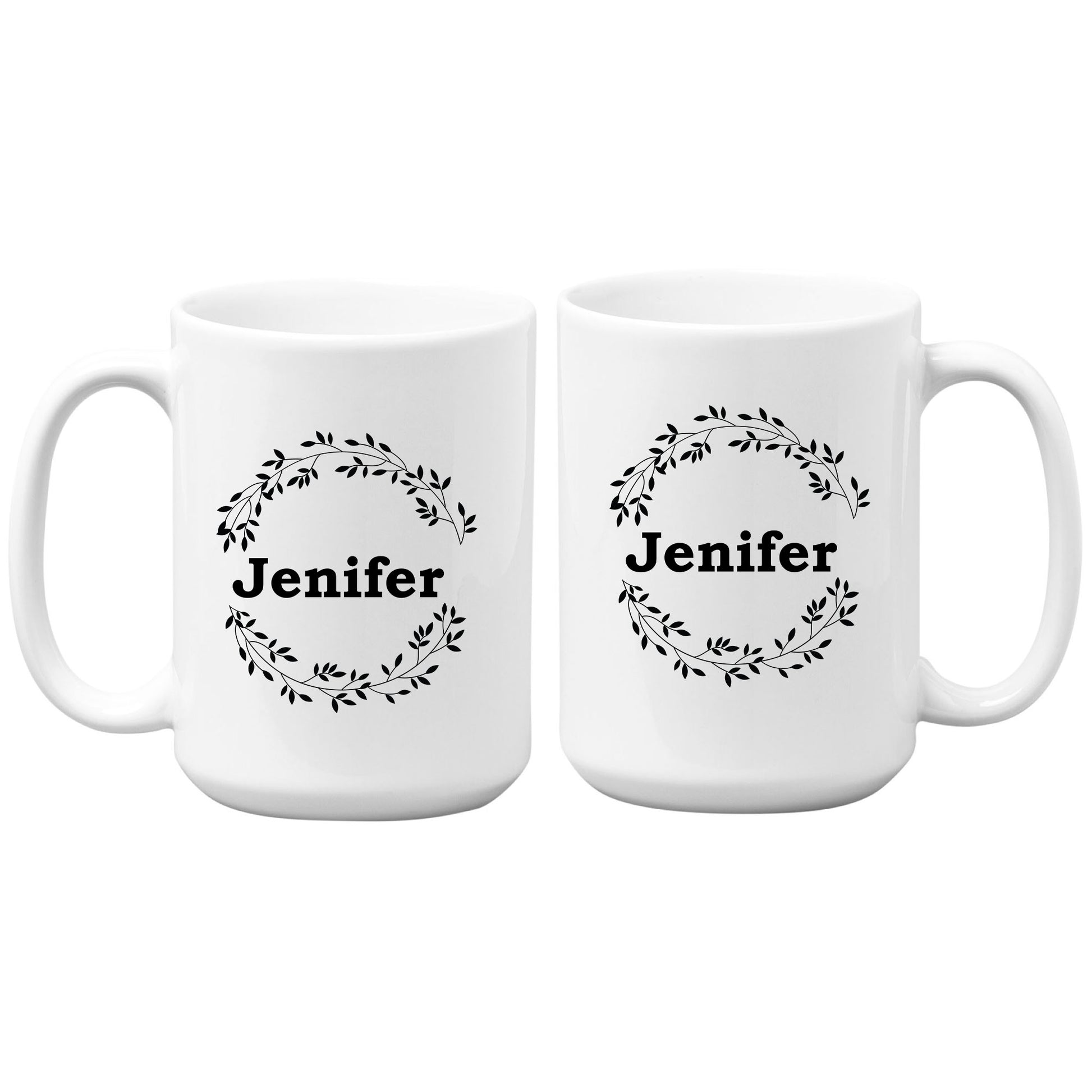 Personalized Name Floral Mug Tumbler