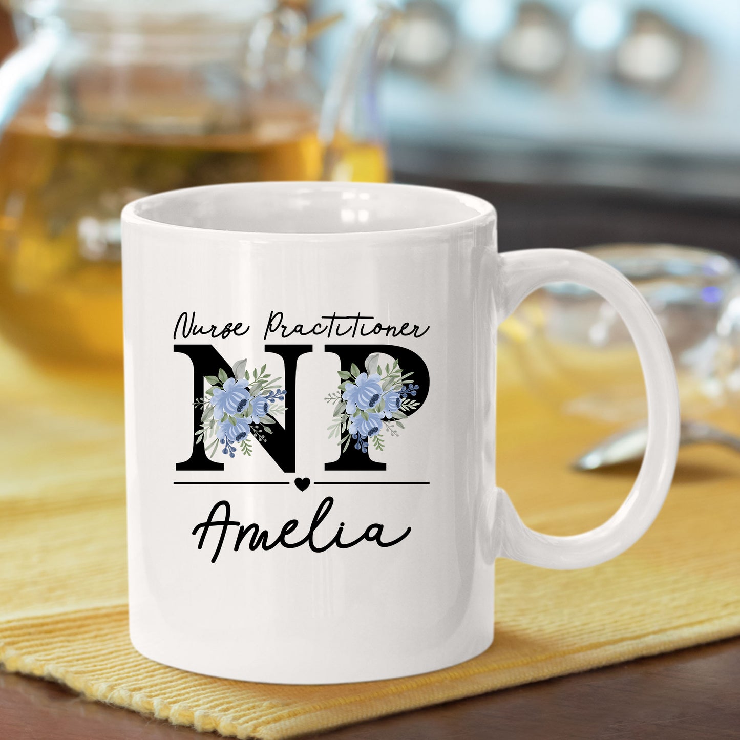 Personalized Nurse Practitioner Coffee Mug