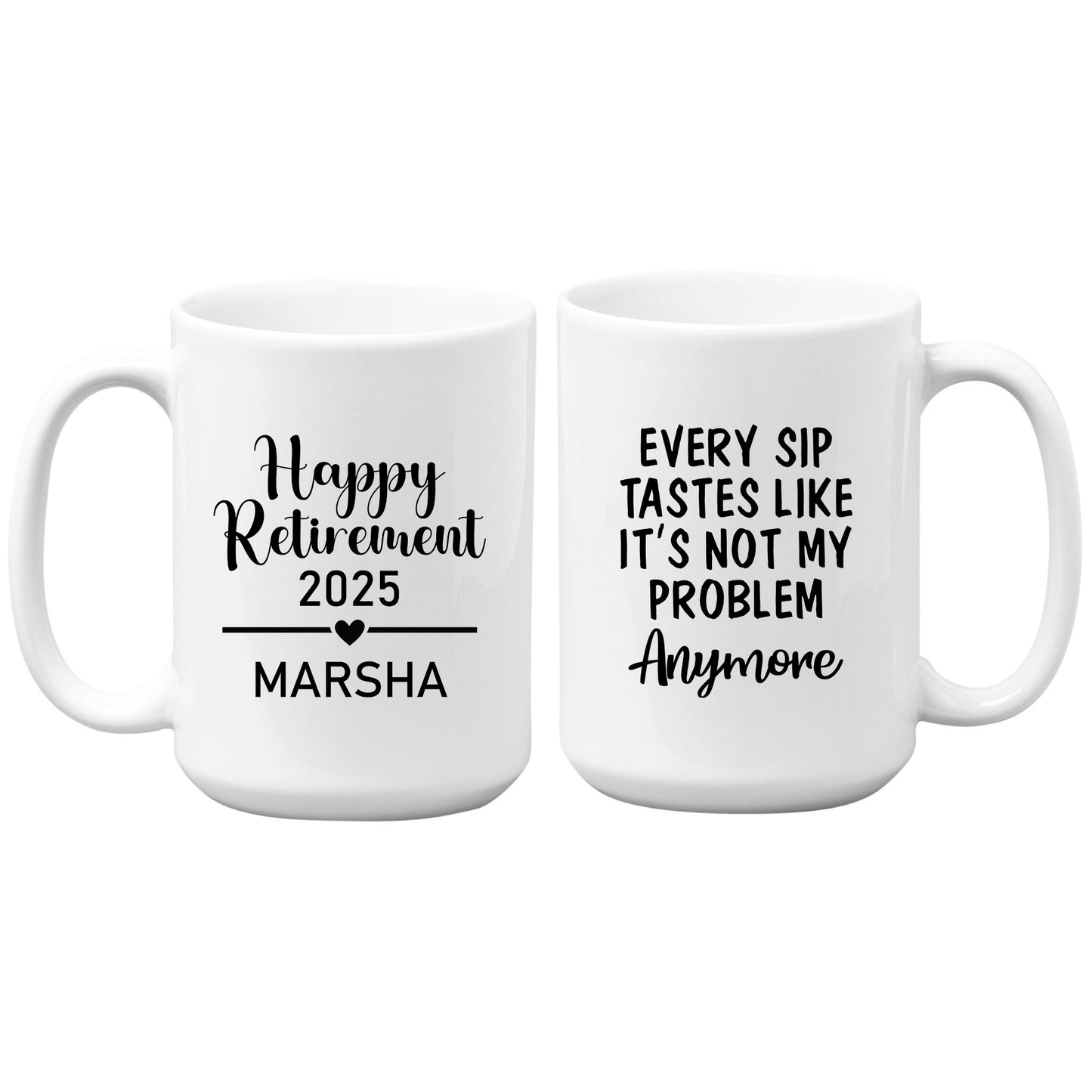 Personalized Retirement Coffee Mug Coworker Gift