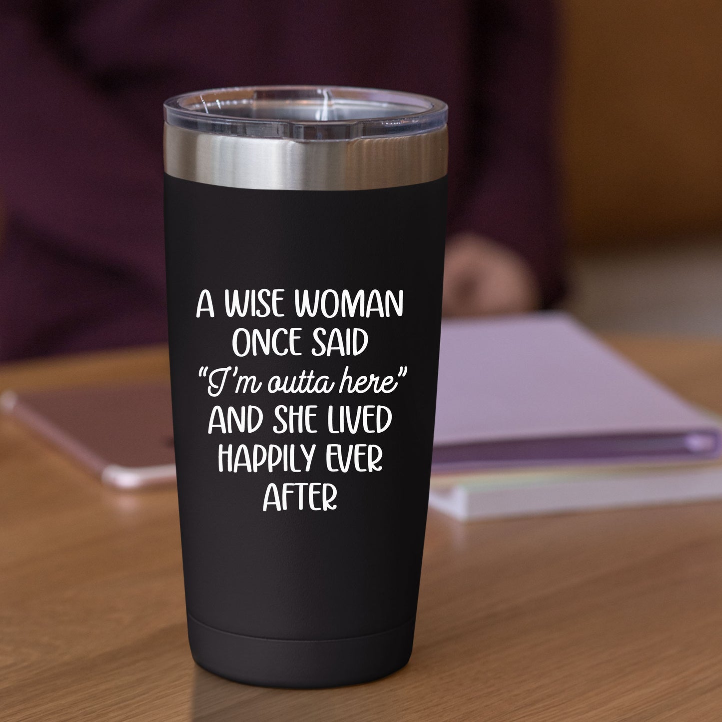 Personalized Retirement Floral Mug Tumbler