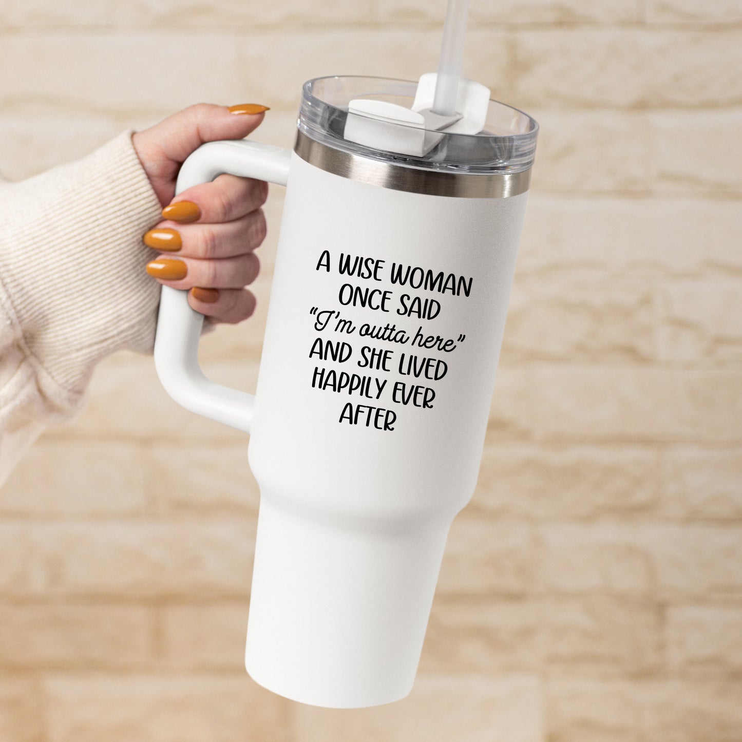 Personalized Retirement Floral Mug Tumbler