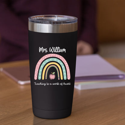 Personalized Teacher Thank You Gift Mug and Tumbler