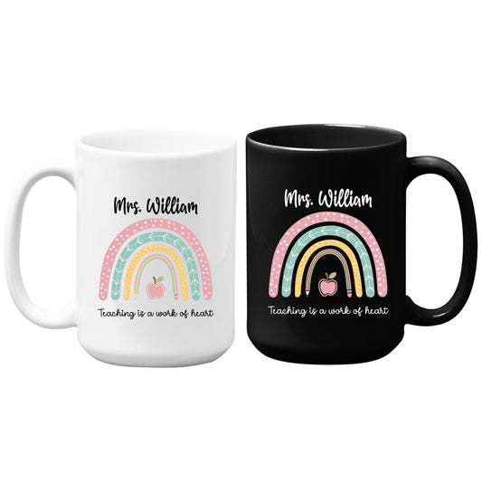 Personalized Teacher Thank You Gift Mug and Tumbler