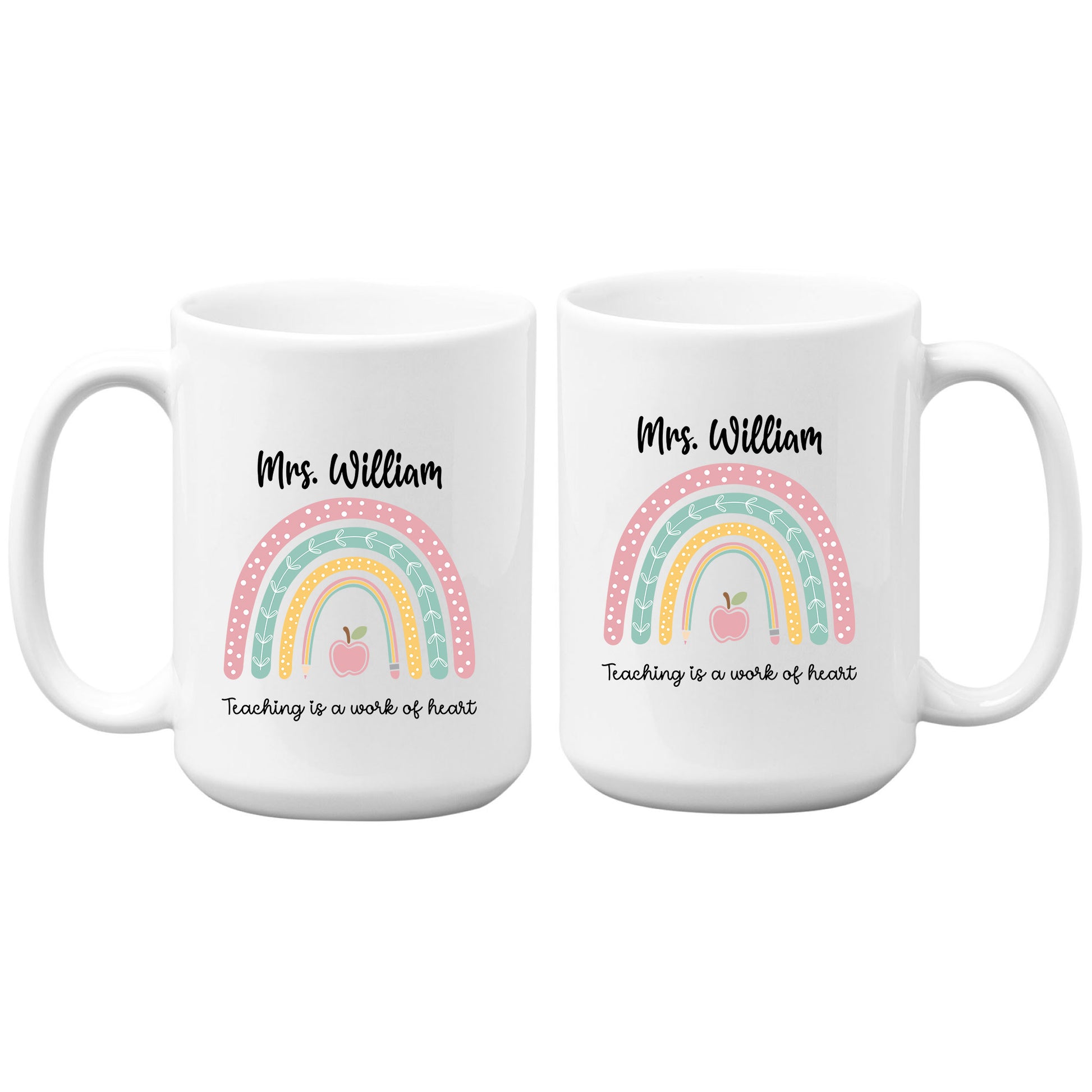 Personalized Teacher Thank You Gift Mug and Tumbler