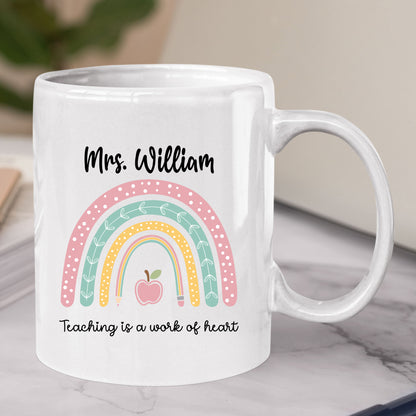 Personalized Teacher Thank You Gift Mug and Tumbler