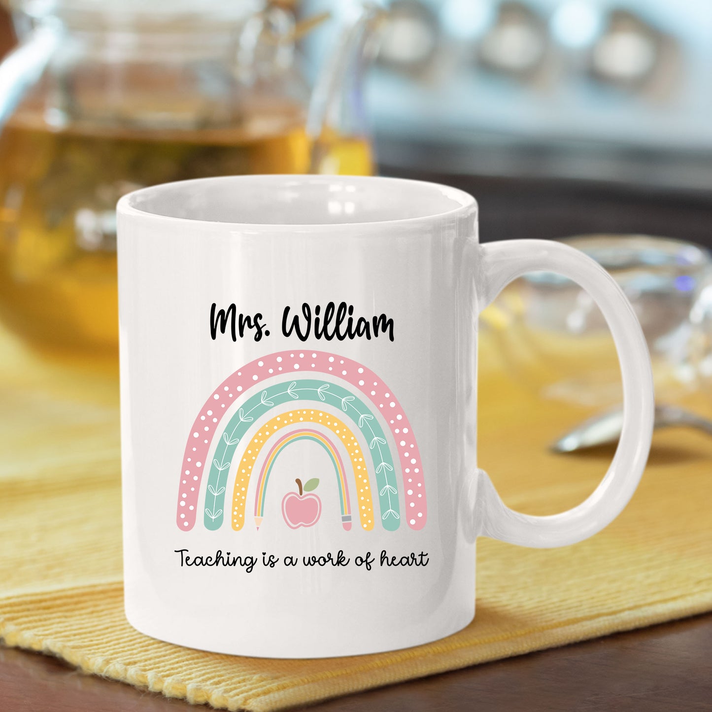 Personalized Teacher Thank You Gift Mug and Tumbler