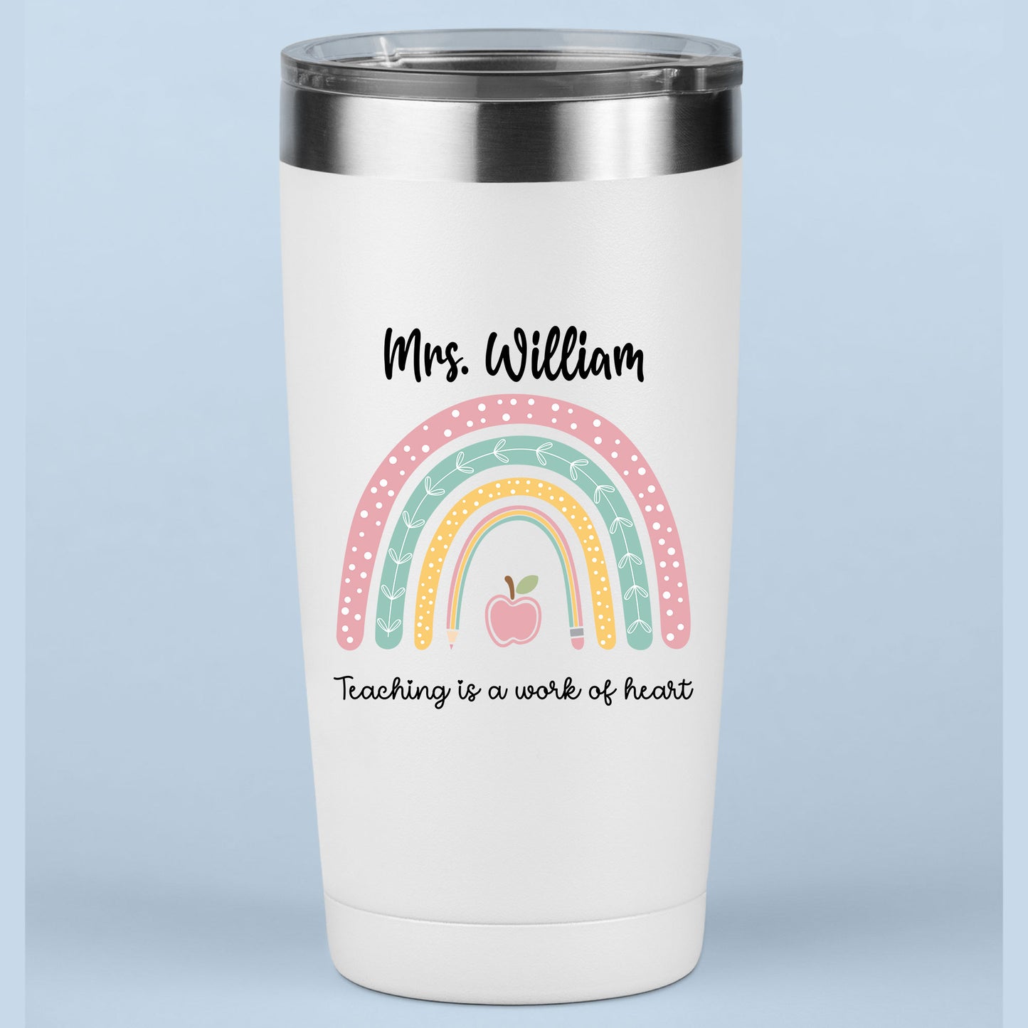 Personalized Teacher Thank You Gift Mug and Tumbler