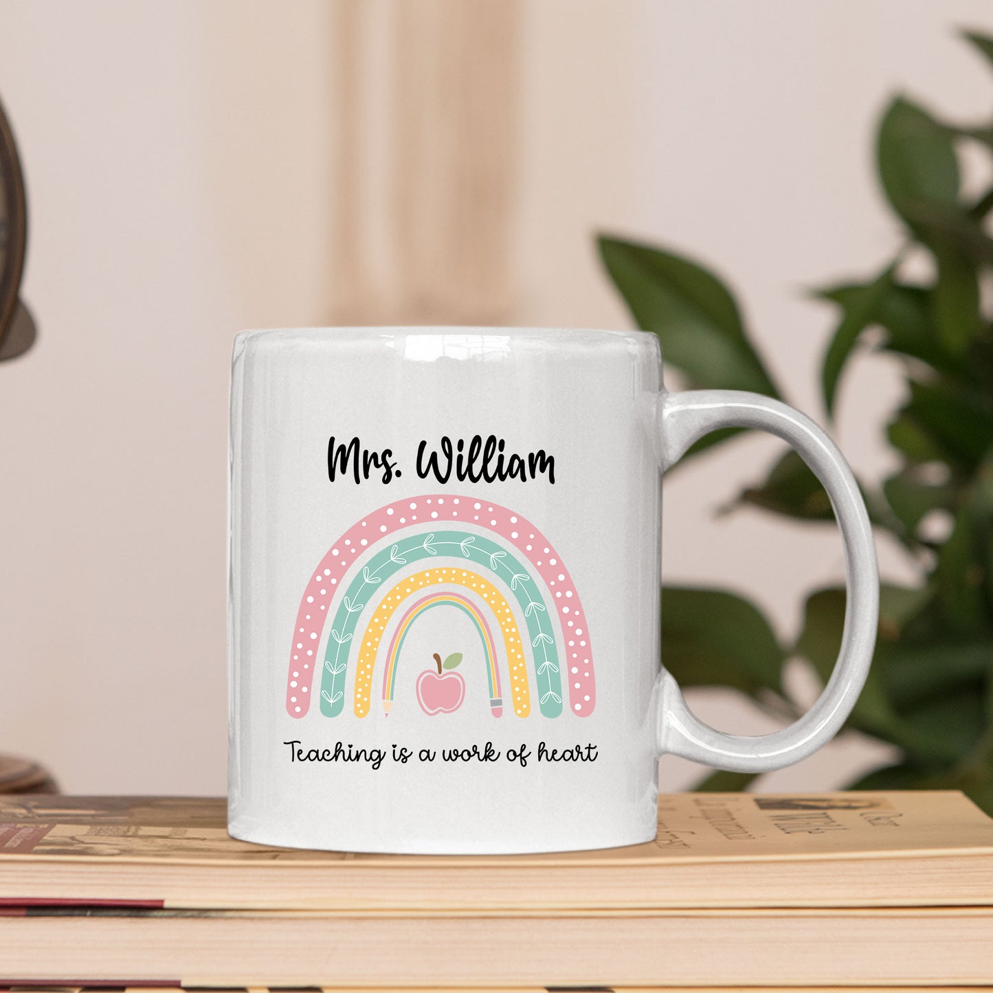 Personalized Teacher Thank You Gift Mug and Tumbler