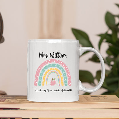 Personalized Teacher Thank You Gift Mug and Tumbler
