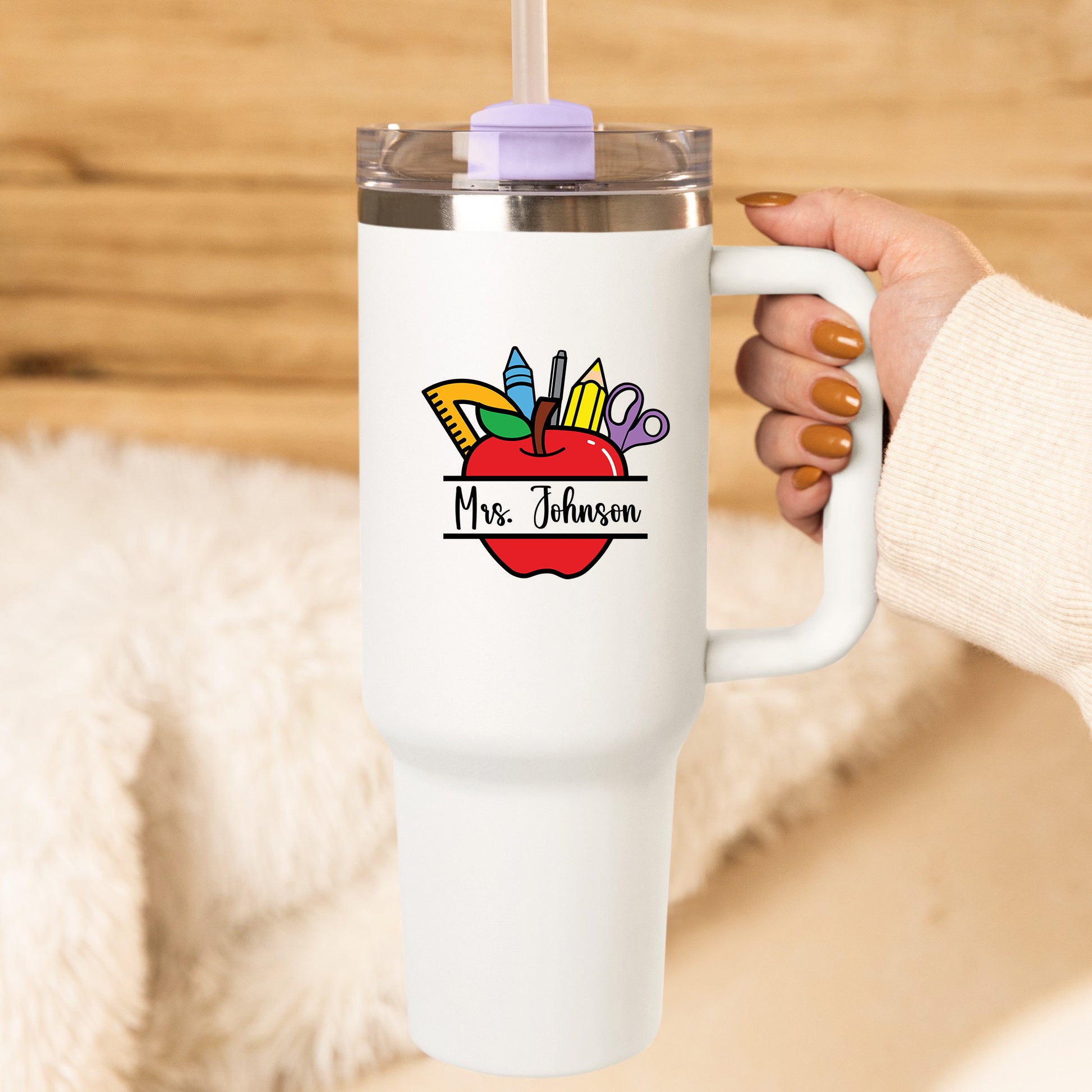 Personalized Teacher Thank You Gift Mug Tumbler